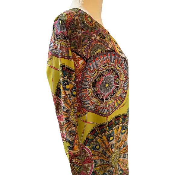 Scout Boho Multicolor Mandala Print Tunic Dress, Size Large - Picture 2 of 4